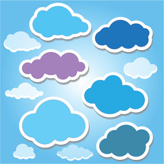 Obraz premium clouds background