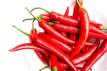 Red and Green Chilli Peppers