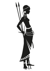 Девушка воин