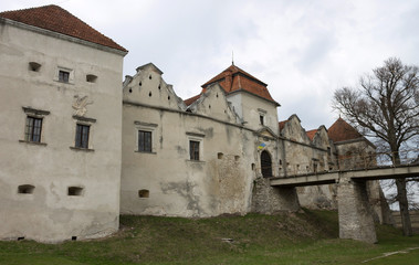 Fototapeta na wymiar Svirzh castle in Western Ukraine