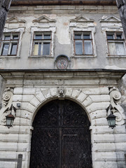 Entrance to the castle in Zolochiv castle. Ukraina.Evropa
