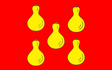 Flag of Gourdon, France