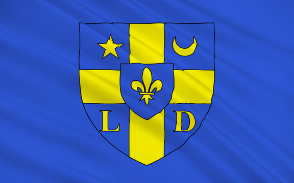 Flag of Lodeve, France
