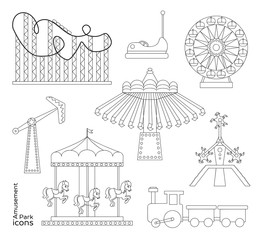 Amusement Park icons