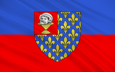 Flag of Saint-Jean-d'Angely, France