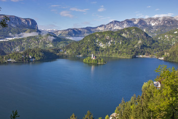 Bled, Slovenia - small church on the island