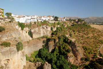 Fototapeta na wymiar View over Ronda in Andalucia