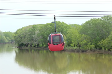 cable car over the river