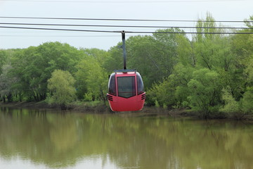 cable car over the river
