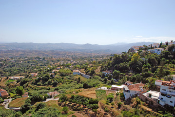 Fototapeta na wymiar View from Ronda in Andalucia