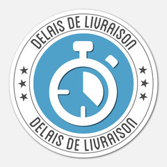 Logo délais de livraison.