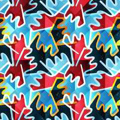 Graffiti seamless background vintage grunge texture