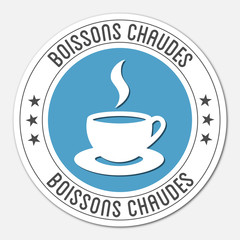 Logo boissons chaudes.