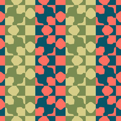 Seamless Curved Shape Pattern