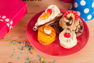 Presents and facy cakes