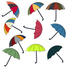 Colorful umbrellas