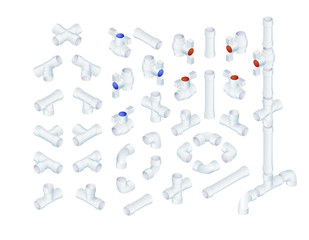 Isometric Plumbing Elements
