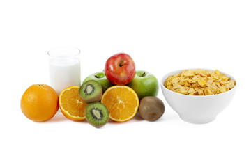 group of healthy snacks