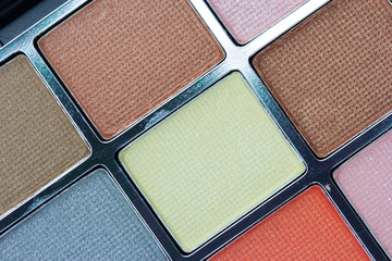 Close up make up collection