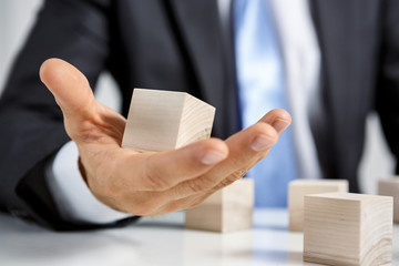 Concept of business hierarchy and human resources
