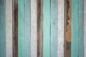 Old Colored Wood Background