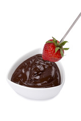 chocolate dipped bowl