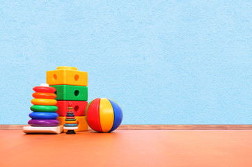 toys on the floor