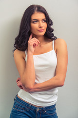 Attractive young woman