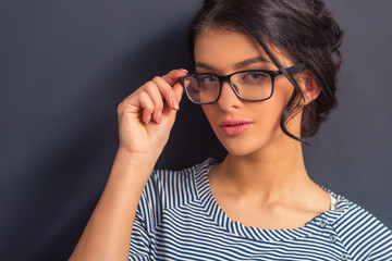 Fototapeta premium Attractive young woman