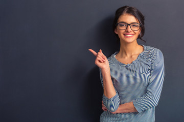 Attractive young woman