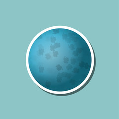 planet design. space concept. cosmos icon, vector illustration