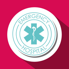 Hospital design. Healthy center. emergency concept