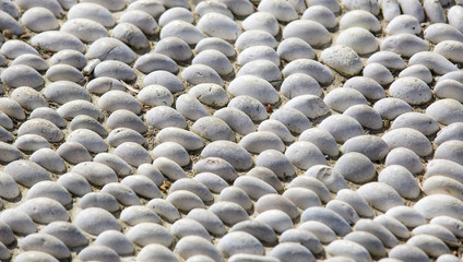 Fototapeta na wymiar background stones sea pebbles closeup shot