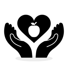 Medical design. Care icon. Health concept