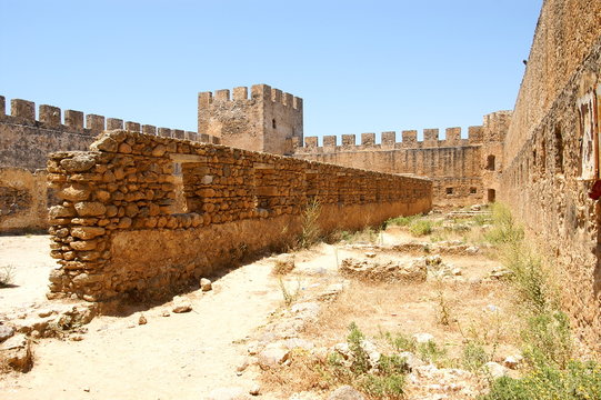 Ruine der venezianischen Festung Frangokastello auf Kreta