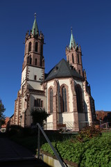 Fototapeta na wymiar katolische Kirche Ladenburg