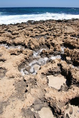 Gesteinsküste auf der griechischen Insel Kreta