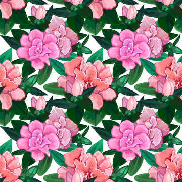 Gentle azalea  pattern