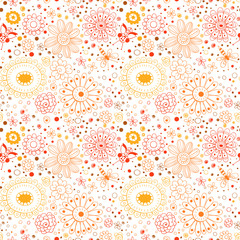 Naklejka premium Floral pattern