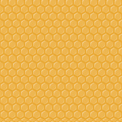 Seamless geometric pattern with honeycombs vector illustration.