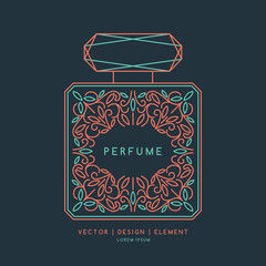 A classic bottle of perfume.