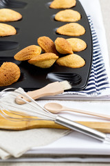 French cookies madeleines.