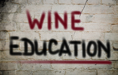 Wine Education Concept