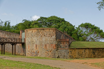 Fototapeta na wymiar Fort Diamant, Rémire-Montjoly, Guyane française