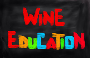 Wine Education Concept