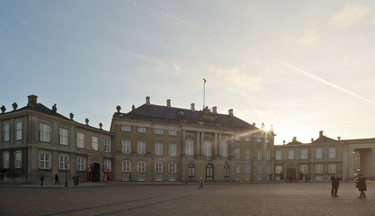 Fototapeta premium Amalienborg Castle Copenhagen