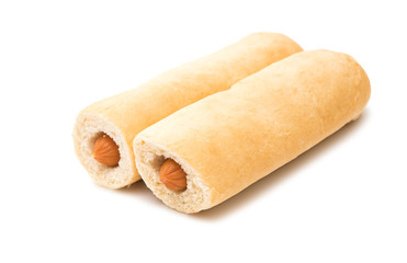 Hotdog Ying Bun isolated