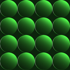 Green 3D buttons seamless background