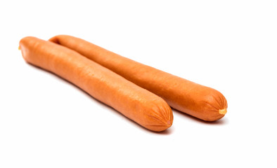 sausage for hot dog isolated