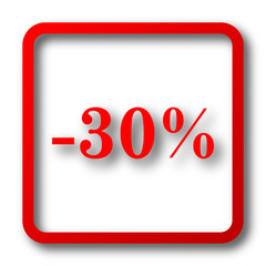 30 percent discount icon